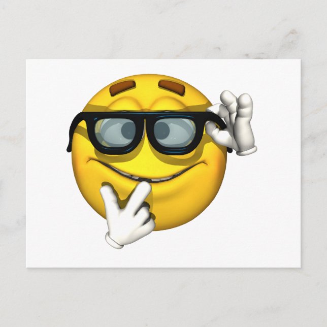 Emotion Guy - Nerd Postcard (Front)