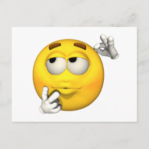 Emotion Guy - Thinking Postcard