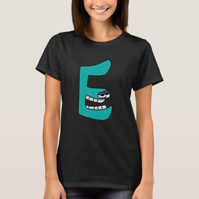 Emotion Letter E Alphabet Lore For Boys Girls T-Shirt (Front)
