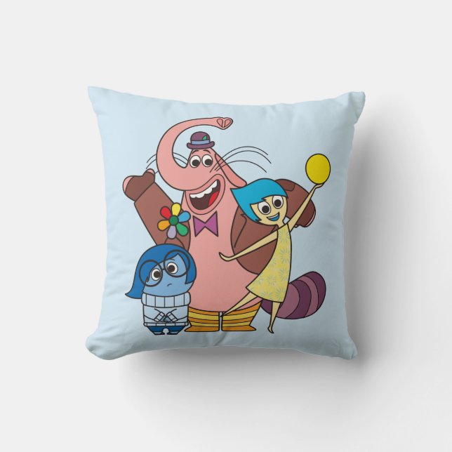 Emotional Adventurers Throw Pillow (Front)