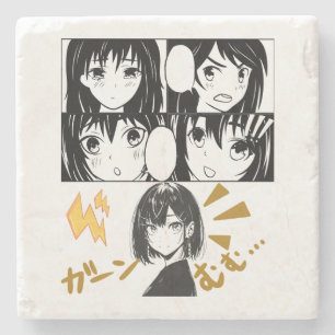 Emotional Anime grids. No BG Stone Coaster
