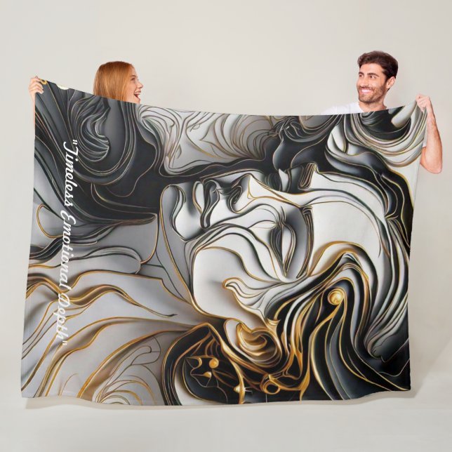 "Emotional Art Forms" Fleece Blanket (In Situ)