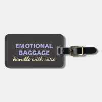 Emotional Baggage: Handle With Care- Purple Yellow