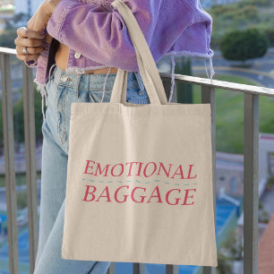 Emotional Baggage Large Tote Bag