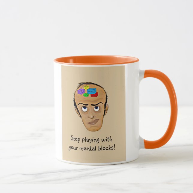 Emotional baggage! -Psychiatry Humour Mug (Right)