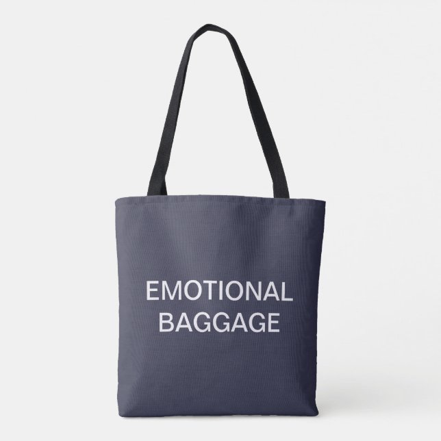 Emotional Baggage tote (Back)