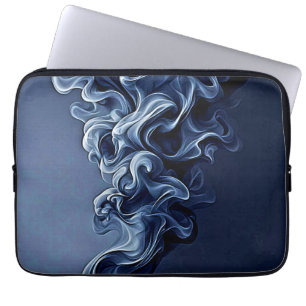 Emotional Blue Smoke Art Laptop Sleeve