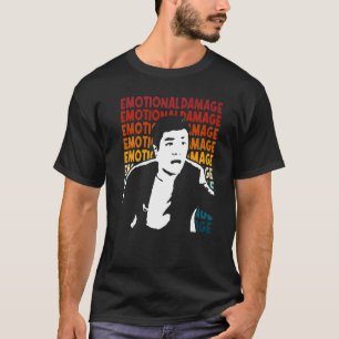 emotional damage Meme text repeat Asian guy silhou T-Shirt