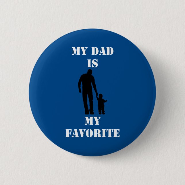 Emotional father's day gift trendy T-Shirt 2 Inch Round Button (Front)