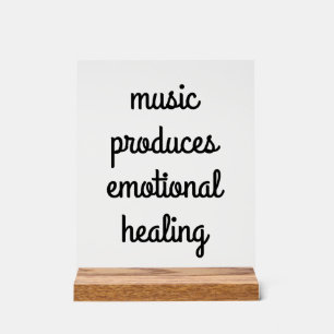 Emotional Healing Acrylic Sign