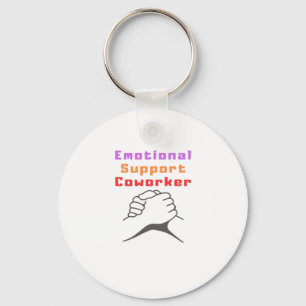 Emotional Help Best Coworker Keychain