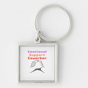 Emotional Help Best Coworker Keychain