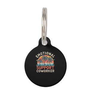 Emotional Help Co-Worker Essential Pet Tag