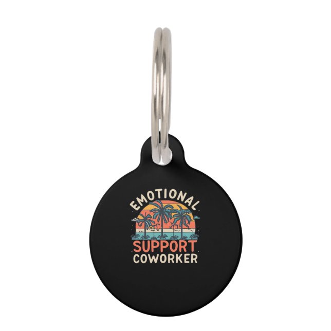 Emotional Help Co-Worker Essential Pet Tag (Front)