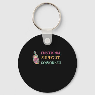 Emotional Help Coworker Basic Keychain
