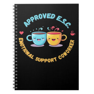 Emotional Help Coworker Classic Chilling Notebook