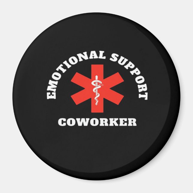 Emotional Help Coworker Classic Magnet (Front)