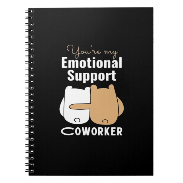 Emotional Help Coworker Classic Notebook (Front)