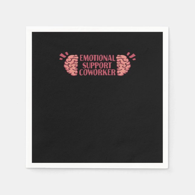 Emotional Help Coworker Coworker Gift Classic Napkin (Front)
