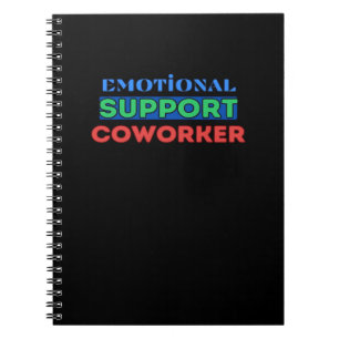 Emotional Help Coworker, Coworker Gift, Coworker F Notebook
