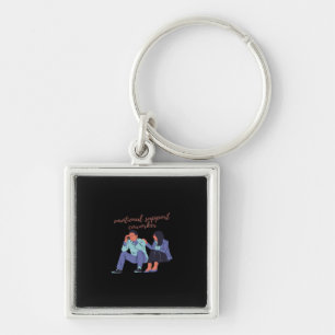 Emotional Help Coworker Essential Keychain