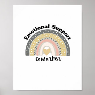 Emotional Help Coworker For Fun Poster