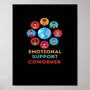 Emotional Help Coworker For Meme Trend Poster