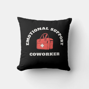 Emotional Help Coworker Funny And Viral Sloth Throw Pillow