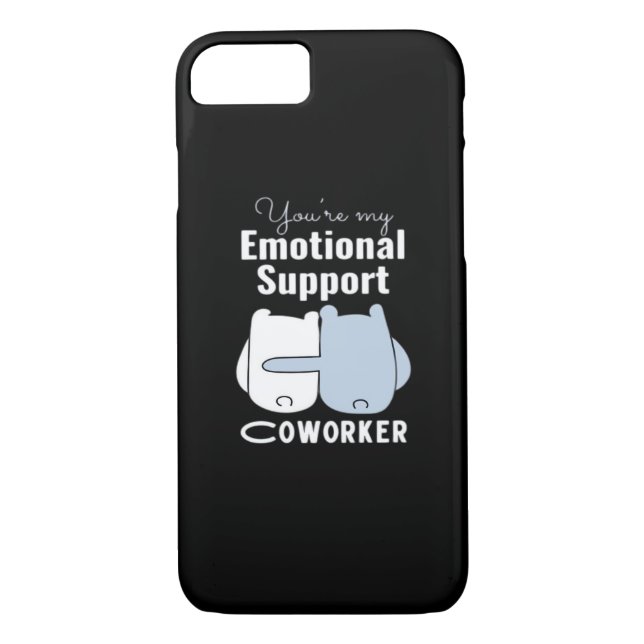 Emotional Help Coworker Funny Quote  Case-Mate iPhone Case (Back)