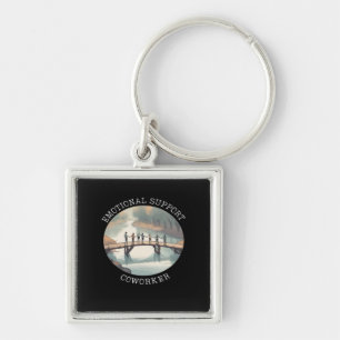 Emotional Help Coworker Motivational Companion Keychain