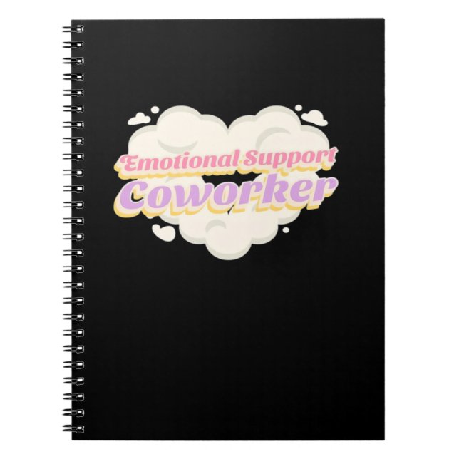 Emotional Help Coworker Office Gift Classic Notebook (Front)