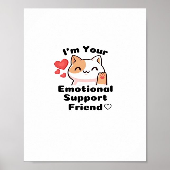 Emotional Help Coworker Quote Poster (Front)