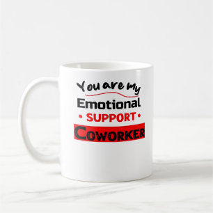 Emotional Help Coworker Sloth Vibes Coffee Mug