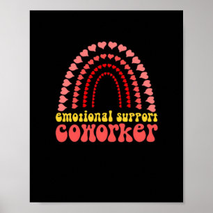 Emotional Help Coworker  Work Bestie Classic Poster