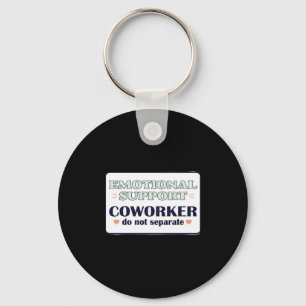 Emotional Help Coworker Work Bestie Employment Emp Keychain