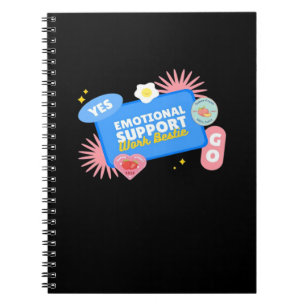 Emotional Help Coworker - Work Bestie Office Gift  Notebook