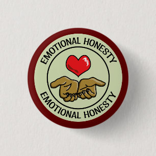 Emotional Honesty Milestone 1 Inch Round Button