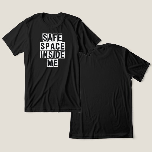 Emotional Self-Care & Safe Space  Tri-Blend Shirt (Design Front & Back)