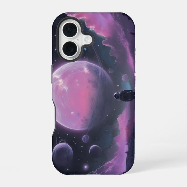 Emotional Space iPhone 16 Case (Back)