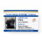 Emotional Support Animal ID One Photo Option Badge