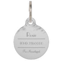 Emotional Support Animal Simple Grey Girly Text