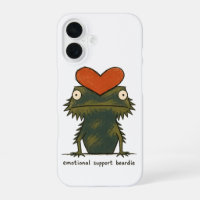 Emotional Support Beardie Bearded Dragon Art
