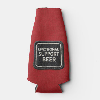 Emotional Support Beer - Foam Beer Bottle Cooler