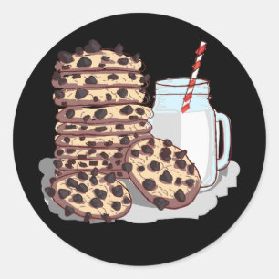 Emotional Support Cookies Classic Round Sticker
