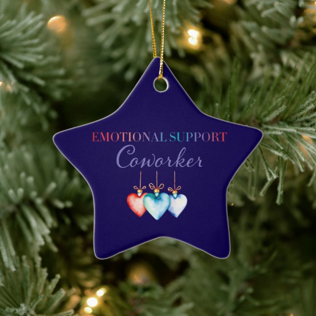 Emotional support coworker ornament (Tree)