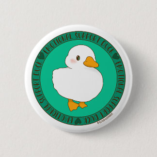 Emotional Support Duck Button