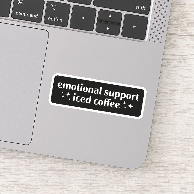 Emotional support iced coffee (Detail)