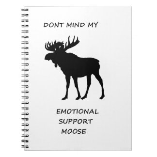 Emotional Support Moose Notebook