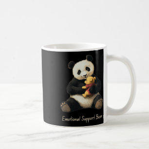 Emotional Support Panda Bear Holding A Cute Bear  Coffee Mug