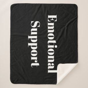 Emotional Support Sherpa Blanket